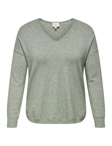 ONLY CARMAKOMA Damen CARMARGARETA LS KNT NOOS Pullover, Basil/Detail:Melange, 46-48 Größen ONLY CARMAKOMA Damen CARMARGARETA LS KNT NOOS Pullover, Basil/Detail:Melange, 46-48 Größen von ONLY Carmakoma