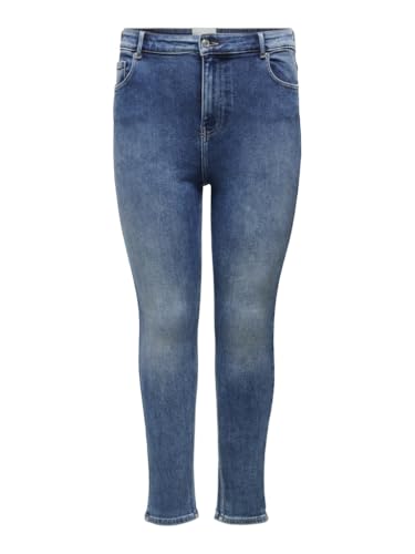 ONLY CARMAKOMA Damen CARMILA HW Skinny DNM ANA3994 NOOS Jeanshose, Medium Blue Denim, 54W x 32L von ONLY CARMAKOMA