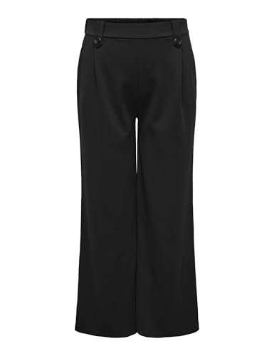 ONLY CARMAKOMA Damen CARSANIA Button Pant JRS PNT NOOS Hose, Black, 46W x 32L von ONLY Carmakoma