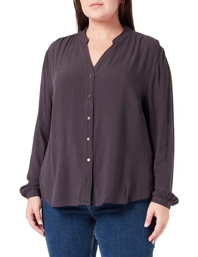 ONLY CARMAKOMA Damen CARSUTTON L/S Shirt WVN Bluse, Phantom, 46/Grande Taille von ONLY Carmakoma