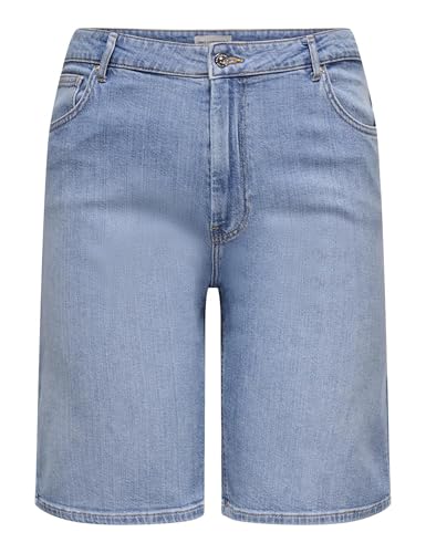 ONLY CARMAKOMA Damen Carsonny Hw Wide DNM Shorts Nas843 Noos, Light Blue Denim, 54 ONLY CARMAKOMA Damen Carsonny Hw Wide DNM Shorts Nas843 Noos, Light Blue Denim, 54 von ONLY Carmakoma