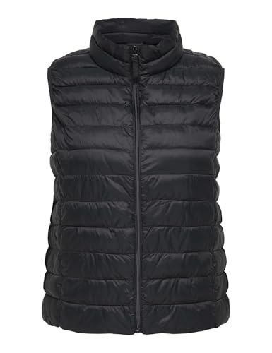 ONLY CARMAKOMA Damen Cartahia Lw Quilted Waistcoat OTW, Black, 46 von ONLY Carmakoma