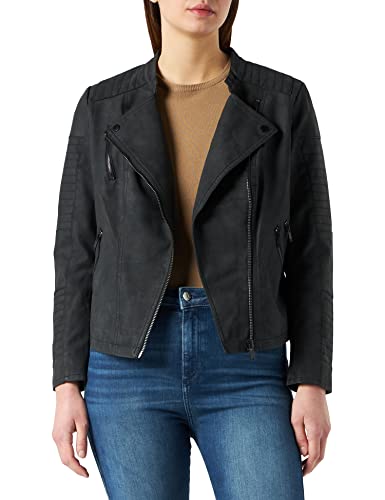 ONLY Carmakoma Damen CARAVANA Faux Leather Biker OTW Jacke, Schwarz (Black Black), 54 von ONLY Carmakoma