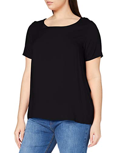 ONLY Carmakoma Damen CARFIRSTLY Life SS TOP NOOS T-Shirt, Black, 44 von ONLY Carmakoma