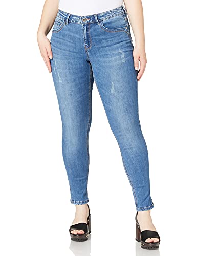 ONLY Carmakoma Damen Carkarla Reg Ank Sk Bj11336 Noos Jeans, Medium Blue Denim, 44 Große Größen EU von ONLY Carmakoma