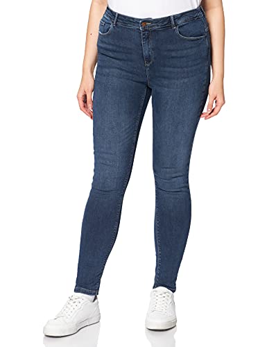 ONLY Carmakoma Femme Carlaola Life Hw Sk Dnm Azgz878 Noos Jeans, Dark Blue Denim, 42W / 32L von ONLY Carmakoma