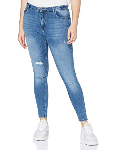 ONLY Carmakoma Damen CARLAOLA Life HW SK JNS BB AZG809 NOOS Jeans, Light Blue Denim, 42W/32L von ONLY Carmakoma