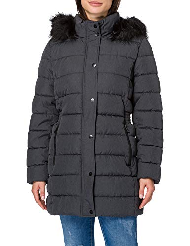 ONLY Carmakoma Damen CARLUNA Quilted Coat OTW Alternativer Daunenmantel, Dark Grey Melange, M-46/48 von ONLY Carmakoma