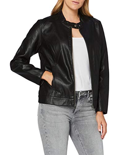 ONLY Carmakoma Damen CARROBBER Faux Leather Jacket NOOS Lederjacke, Schwarz, 46 von ONLY Carmakoma