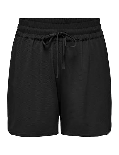 ONLY Carmakoma Damen Carlux Life Noos Shorts, Schwarz, 46 von ONLY Carmakoma