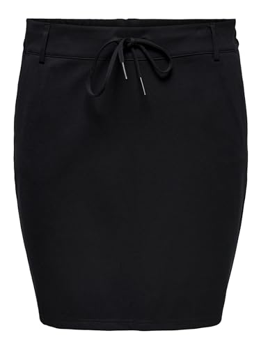 ONLY Carmakoma Damen Mini Stretch Rock Kurzer Übergrößen Plus Size Skirt Oberschenkellang CARGOLDTRASH von ONLY Carmakoma