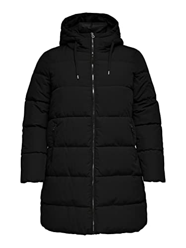 ONLY Carmakoma Damen Wintermantel Dolly schwarz M von ONLY Carmakoma