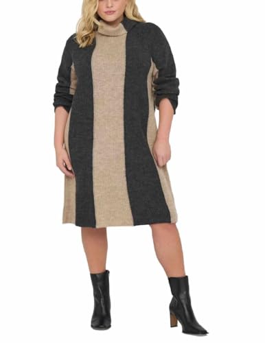 ONLY Carmakoma Female Strickkleid Locker geschnitten Rollkragen Plus Kurzes Kleid von ONLY Carmakoma