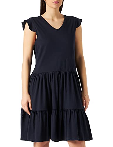 ONLY Carmakoma Women's CARAPRIL SL Frill Dress JRS Kleid, Night Sky, L-50/52 von ONLY Carmakoma