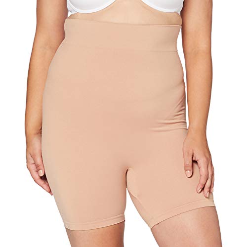 ONLY Carmakoma Womens CARSTEPHANIE Seamless HW Casual Shorts, Café Au Lait, S/M von ONLY Carmakoma