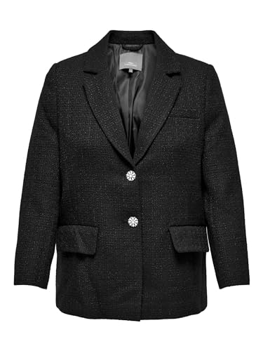 ONLY Carmakoma Female Klassischer Blazer Normal geschnitten Reverskragen Curve Blazer von ONLY Carmakoma