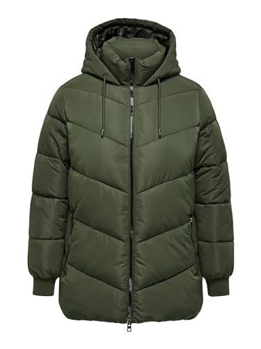 ONLY Carmakoma Female Steppmantel Kapuze Curve Steppjacke von ONLY Carmakoma