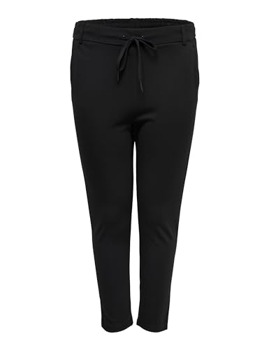 Only Carmakoma Damen Cargoldtrash Life Classic Pant Noos Hose, Schwarz, 44W / 34L EU von ONLY Carmakoma
