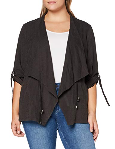 Only Carmakoma Damen CARSABIA LS Jacket Jacken, Black/Wash:Washed, M-46/48 von ONLY Carmakoma