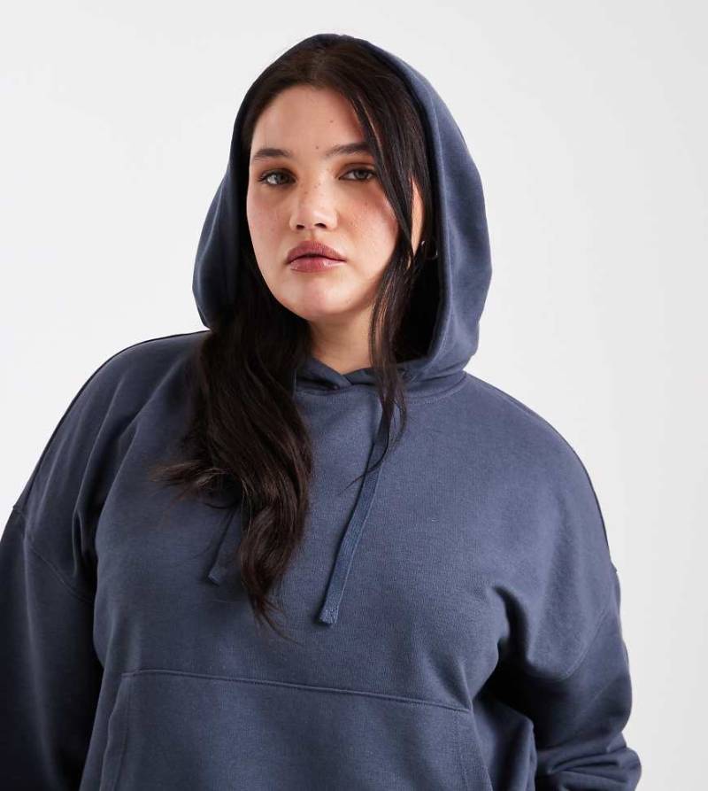 ONLY Curve - Kapuzenpullover in Blau mit Farbverlauf, Kombiteil von ONLY Curve