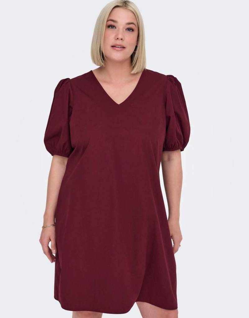 ONLY Curve - Kleid in Zinfandel-Rot von ONLY Curve