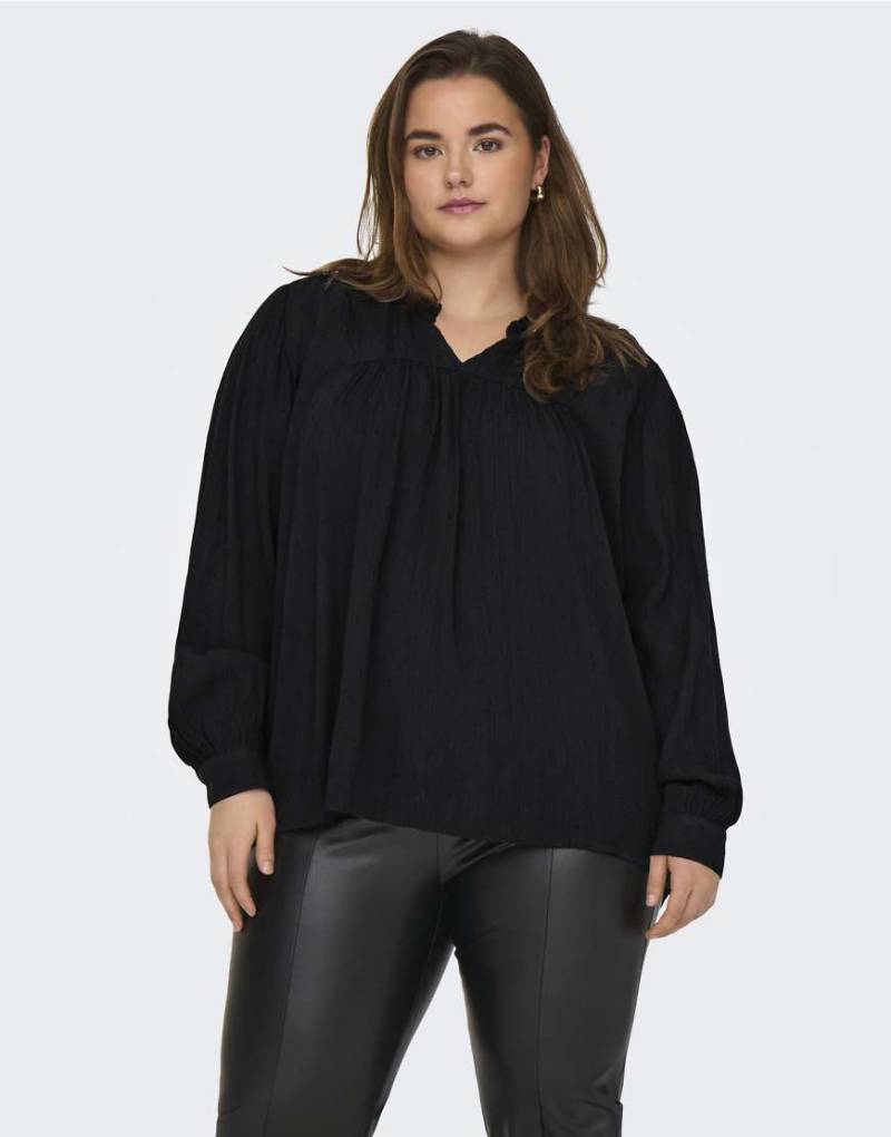 ONLY Curve - Oberteil in Schwarz von ONLY Curve