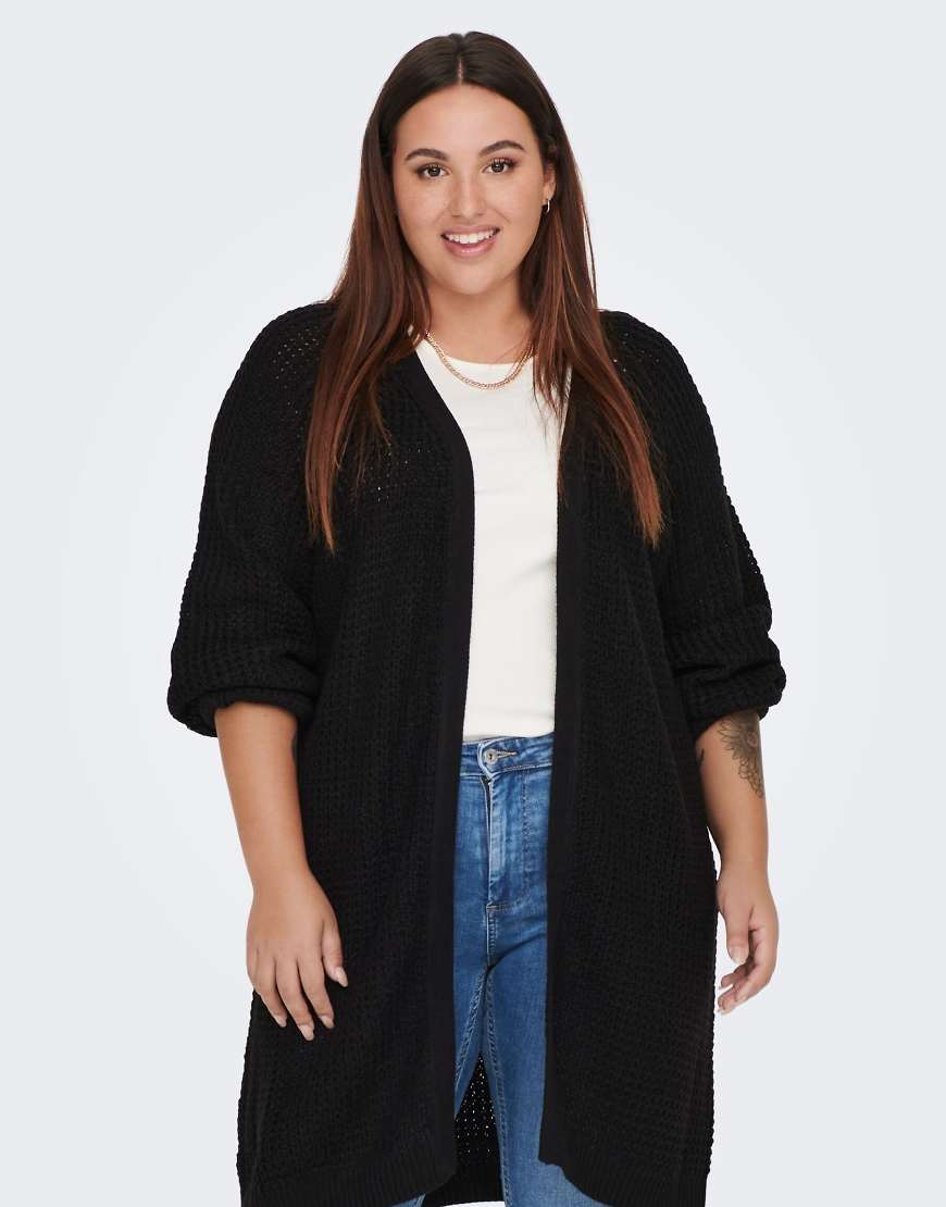 ONLY Curve - Strickjacke in Schwarz 1 von ONLY Curve