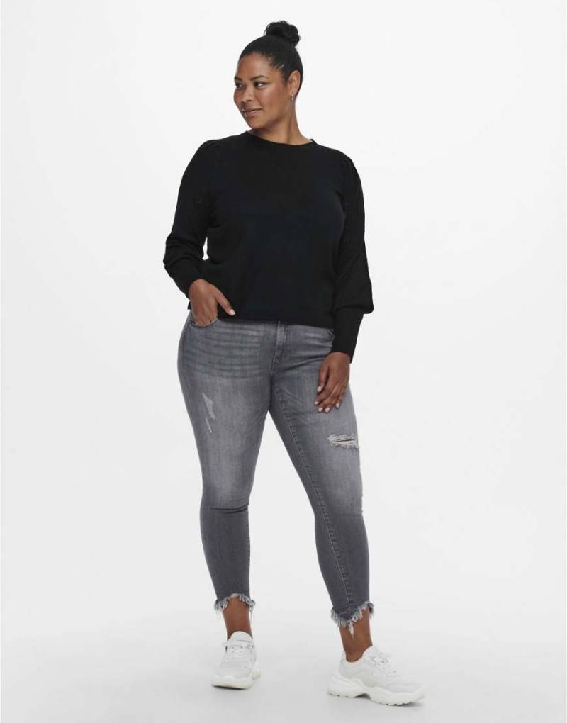 ONLY Curve - Strickpullover in Schwarz von ONLY Curve