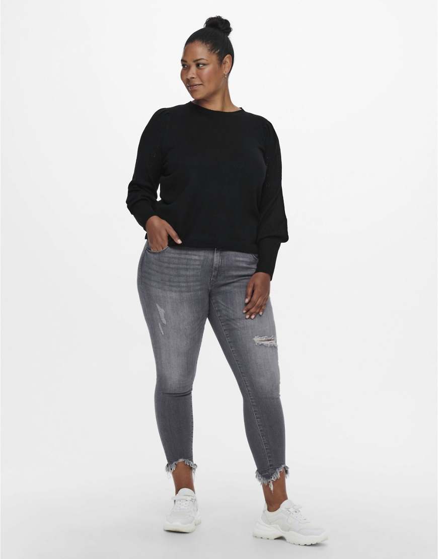 ONLY Curve - Strickpullover in Schwarz von ONLY Curve