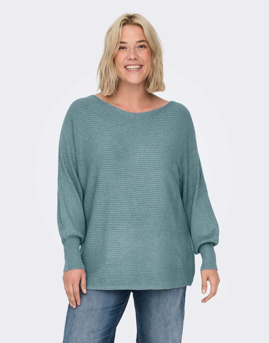 ONLY Curve - Strickpullover in der Farbe Arona-Blau von ONLY Curve