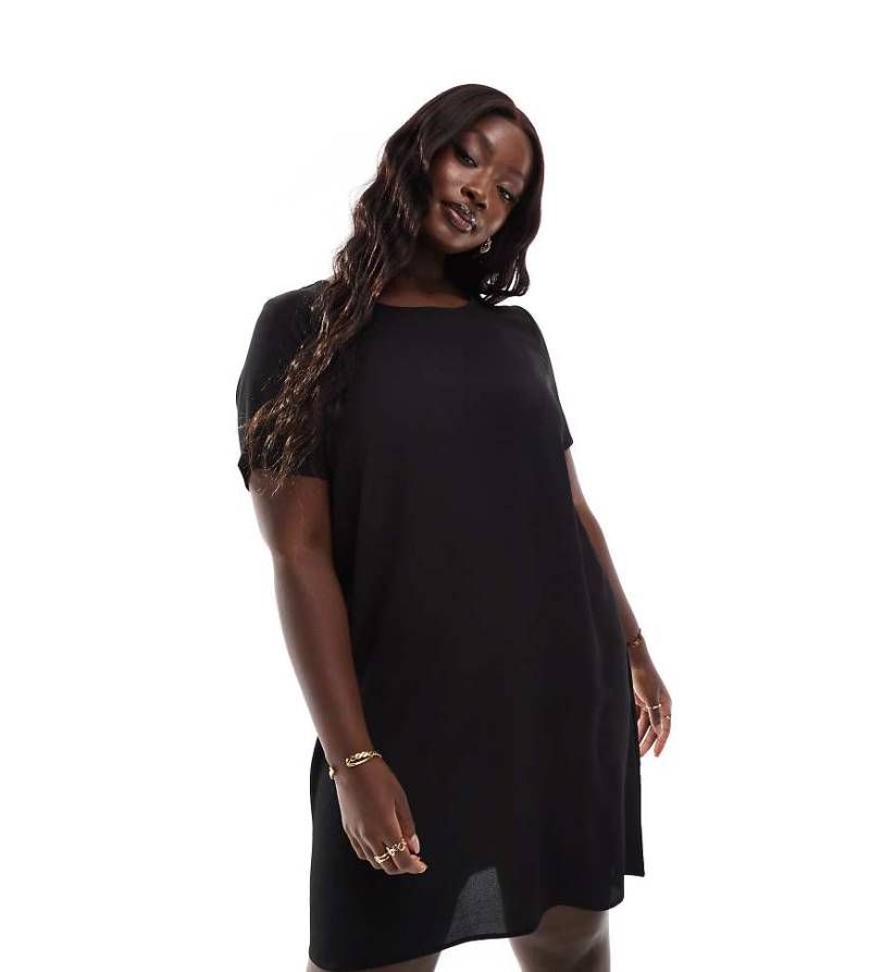 ONLY Curve - Tunika-Kleid in Schwarz von ONLY Curve