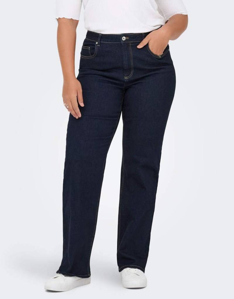 ONLY Curve Wide Fit - Jeans aus dunkelblauem Denim von ONLY Curve