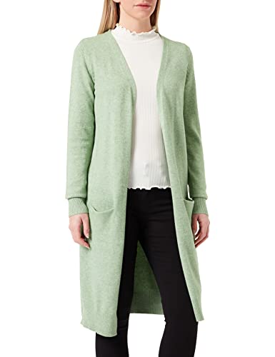 JdY Damen JDYMARCO L/S Long Cardigan KNT NOOS Strickjacke, Basil/Detail:Melange, L von JdY