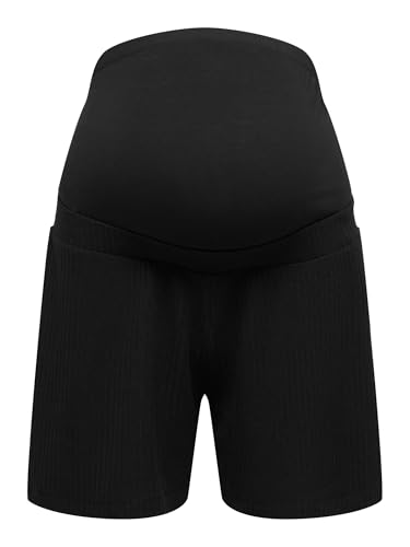 ONLY Female Bikershorts OLMEMMA Hohe Taille Normal geschnitten Bikershorts von ONLY MATERNITY