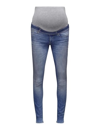 ONLY MATERNITY Olmblush Mid Sk ANK Rw DNM Reabox Noos von ONLY MATERNITY