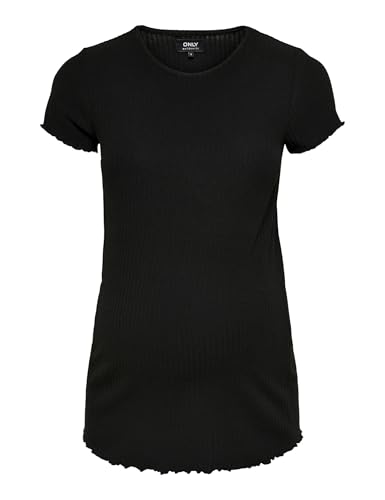 ONLY MATERNITY Damen Olmemma S/S Top JRS Noos, Schwarz, 3XL EU von ONLY MATERNITY
