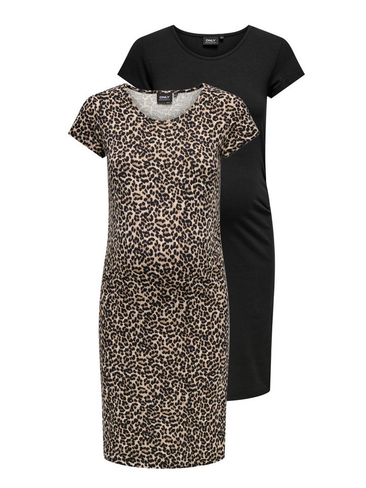 ONLY MATERNITY Umstandskleid OLMLOVELY LIFE S/S DRESS 2-PCK NOOS (Packung, 2-tlg) von ONLY MATERNITY