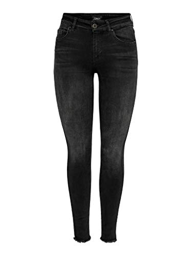 ONLY Damen blush Jeans, Black Denim, M/32 von ONLY