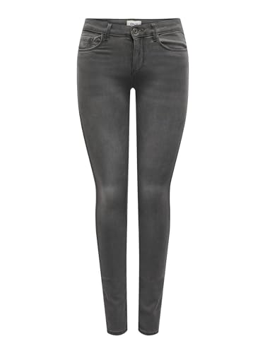 ONLY Damen Onlroyal Reg Sk Dnm Bj312 Noos Jeans, Grau (Dark Grey Denim), L 34L EU von ONLY