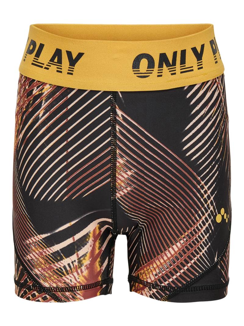 ONLY PLAY - ONPMARLIN AOP TRAIN SHORTS - GIRLS black von ONLY PLAY
