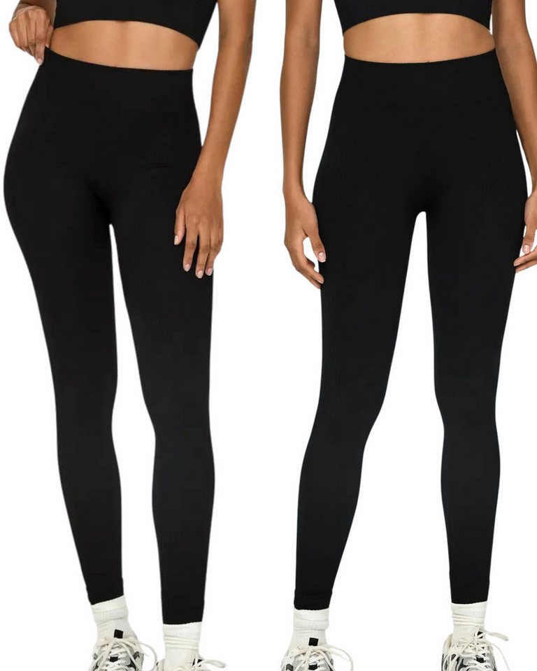 ONLY Play Highwaist Leggings (Spar Set) Sport Fitness Hose im 2er Pack von ONLY Play