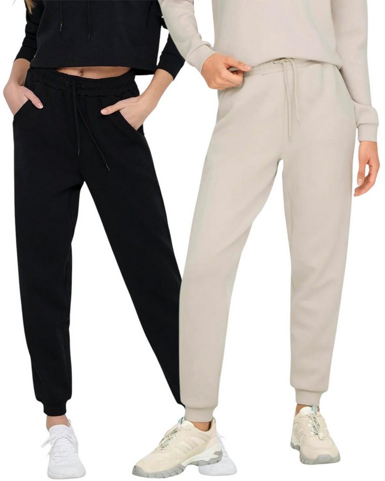 ONLY Play Loungehose basic Sweathose im Doppelpack von ONLY Play