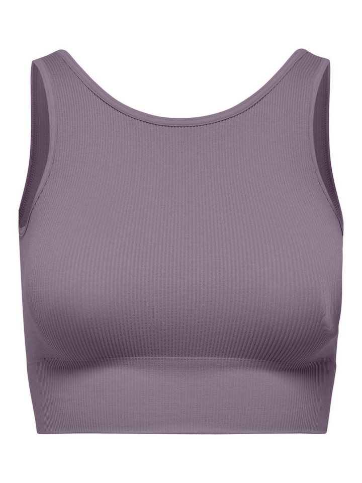 ONLY Play Trainingstop ONPJAIA LIFE UN SL SEAM SHORT TOP NOOS Cropped Fit, in feiner Rippstruktur von ONLY Play