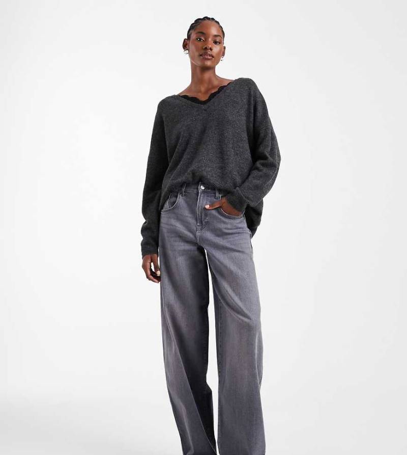 ONLY Tall - Tamy - Barrel-Jeans aus Denim in Grau von ONLY Tall