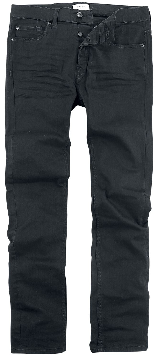 ONLY and SONS Jeans - Loom - W29L32 bis W36L32 - für Männer - Größe W31L34 - schwarz von ONLY and SONS