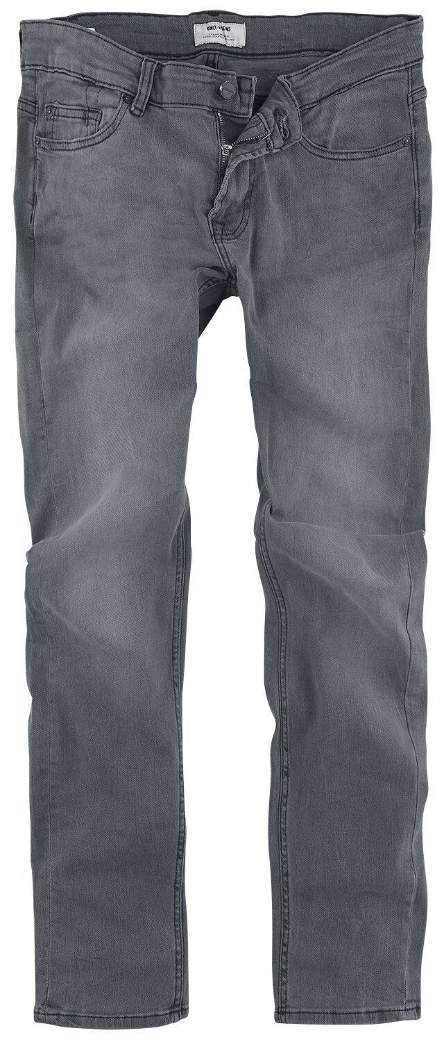 ONLY and SONS Jeans - Warp Grey DCC 2051 - W30L32 bis W36L34 - für Männer - Größe W31L32 - grau von ONLY and SONS