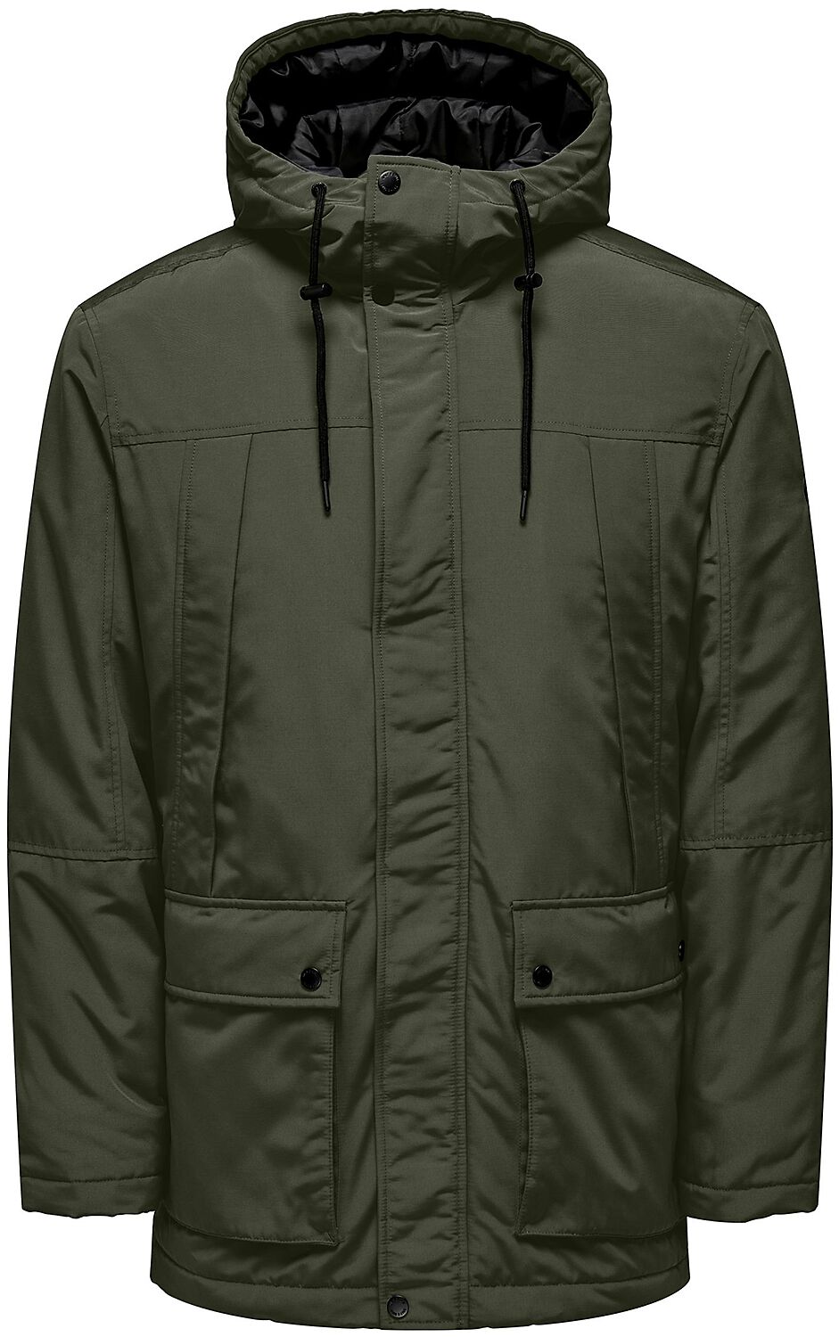 ONLY and SONS Mantel - ONSJAYDEN PARKA OTW VD - S bis XXL - für Männer - Größe L - oliv von ONLY and SONS