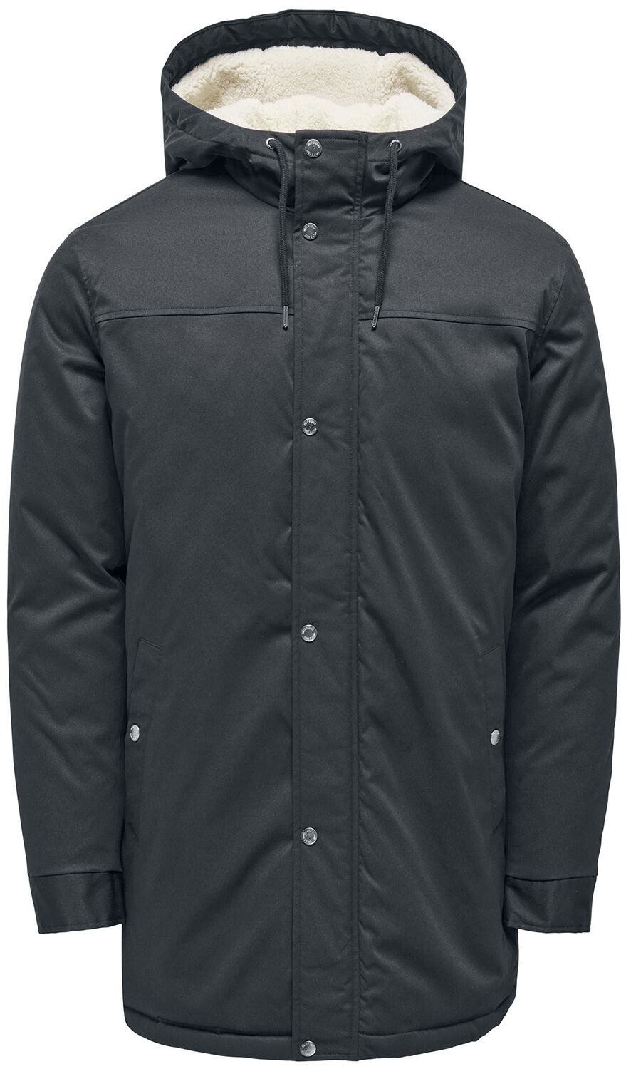 ONLY and SONS ONSALEXANDER PARKA OTW VD Mantel schwarz in M von ONLY and SONS