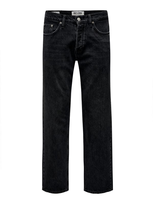 ONLY and SONS ONSEDGE STRAIGHT BLACK 6985 TAI DNM NOOS Jeans schwarz in W29L32 von ONLY and SONS