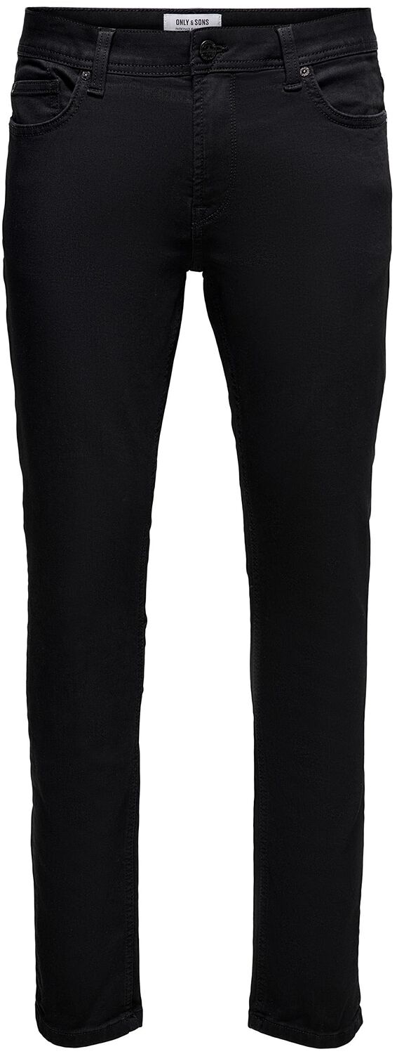 ONLY and SONS ONSLoom Life Black Slim Fit Jeans schwarz in W34L34 von ONLY and SONS